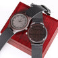 Customized wood watch gift for Son, Birthday, Graduation, Christmas gift - proudpoppycreativestore