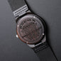 Customized wood watch gift for Son, Birthday, Graduation, Christmas gift - proudpoppycreativestore