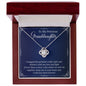 To My Precious Granddaughter, I hugged this pendant-LN - proudpoppycreativestore