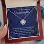 To My Precious Granddaughter, I hugged this pendant-LN - proudpoppycreativestore