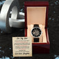 Watch for my Dad, Fathers day gift for Dad, Birthday Gift, Gift for father of the bride - proudpoppycreativestore