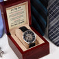 Watch for my Dad, Fathers day gift for Dad, Birthday Gift, Gift for father of the bride - proudpoppycreativestore