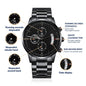 Watch gift for Boyfriend, birthday, Anniversary, Christmas gift - proudpoppycreativestore