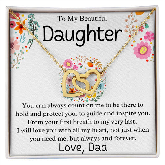 Beautiful daughter, count on me -IH - proudpoppycreativestore