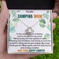 Camping Mom Love knot pendant necklace for Mother - proudpoppycreativestore