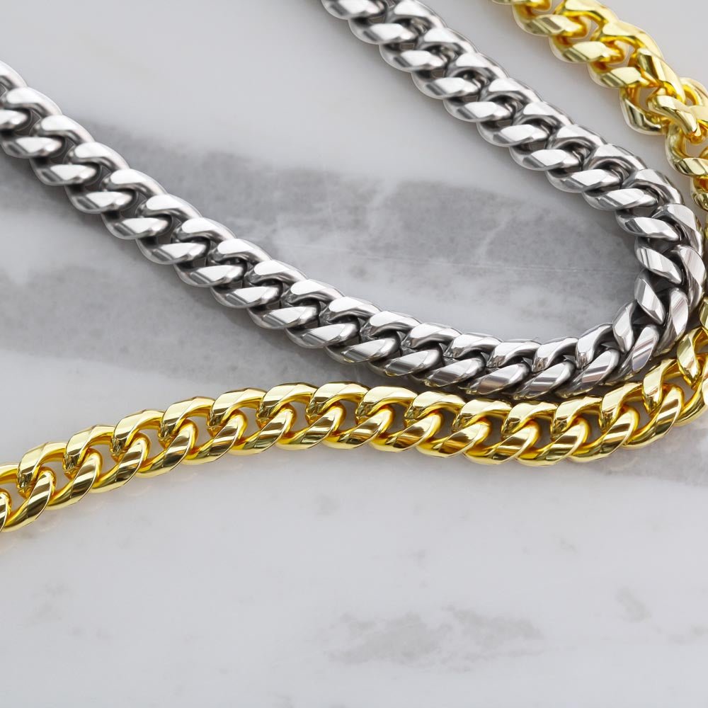 Daddy to be (9) Cuban link chain - proudpoppycreativestore