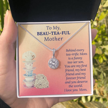 Eternal hope necklace for Mother, Gift from Son for Mothers day or Birthday - proudpoppycreativestore
