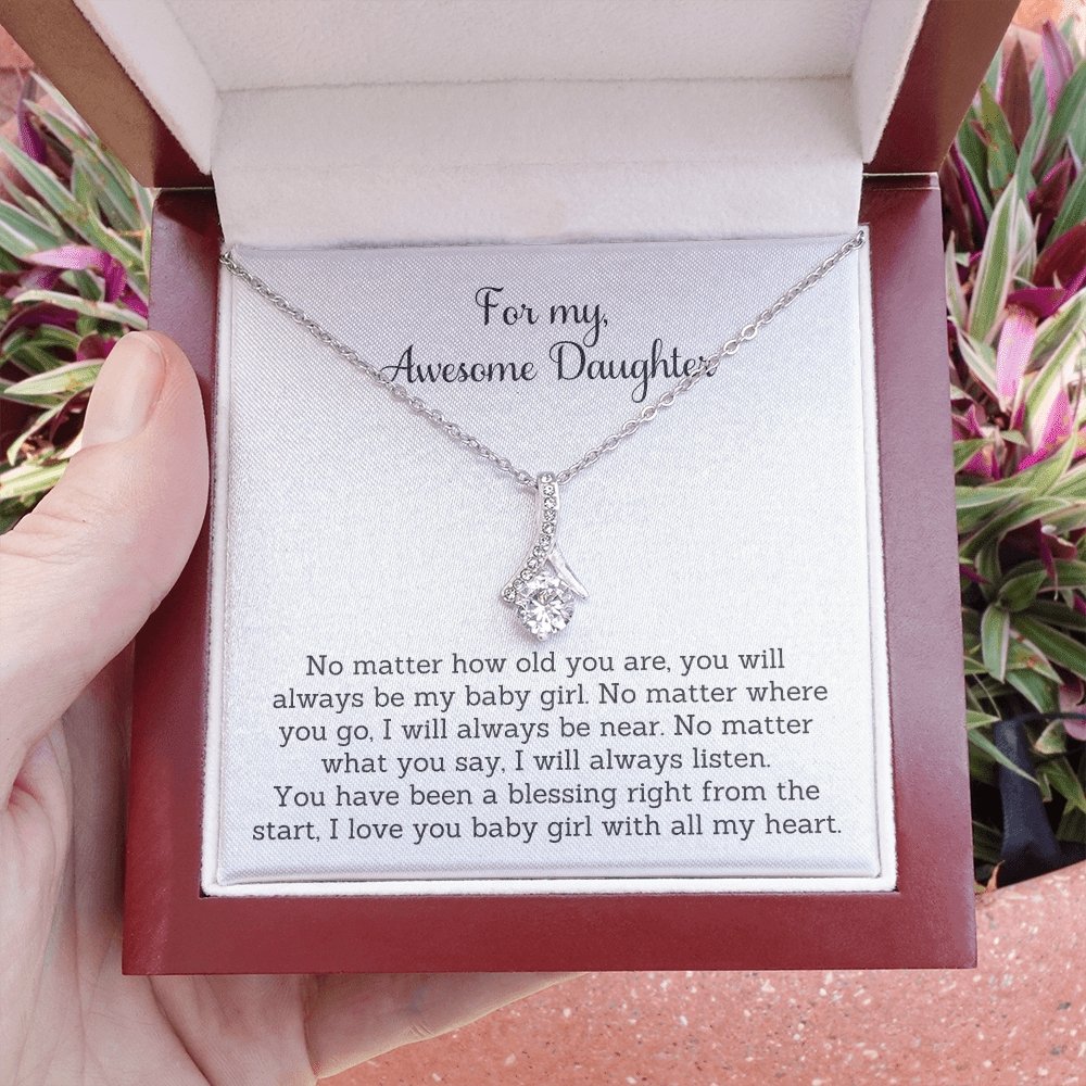 For my awesome daughter, no matter how old you are, gift for daughter, Birthday, confirmation - proudpoppycreativestore