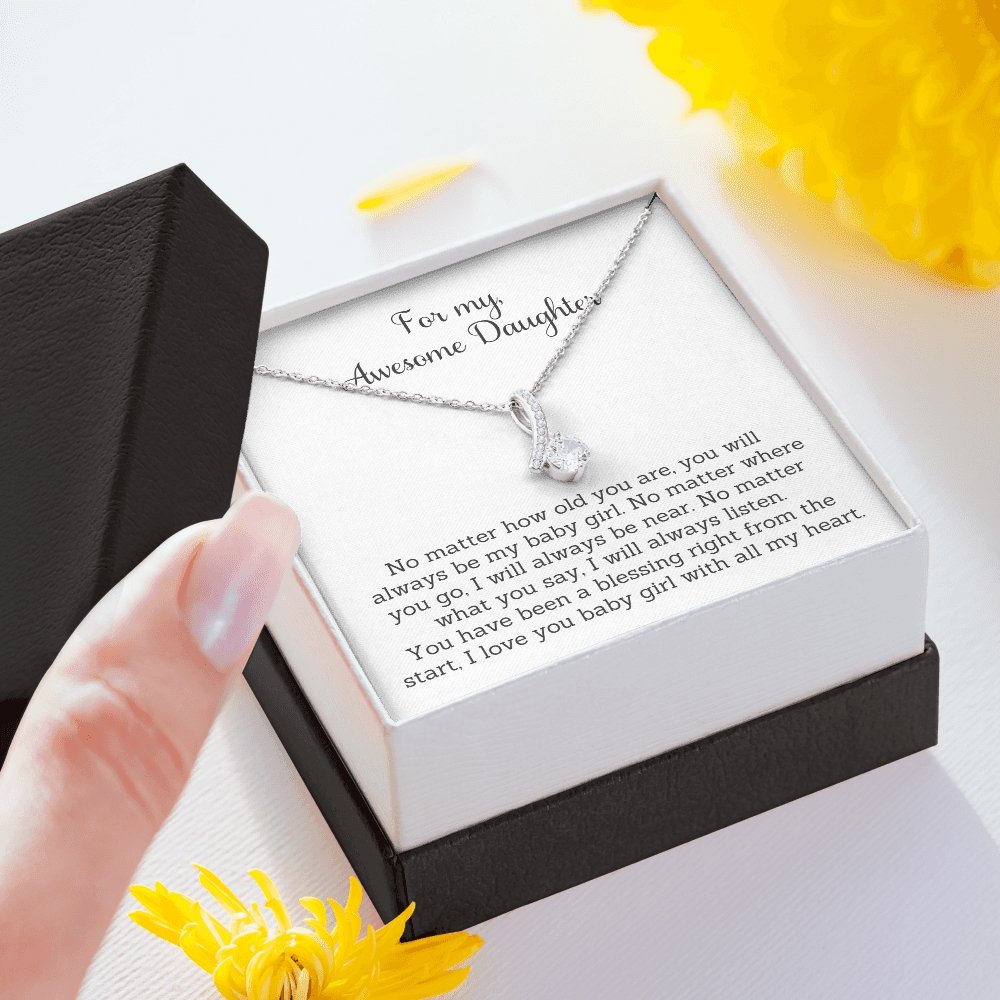 For my awesome daughter, no matter how old you are, gift for daughter, Birthday, confirmation - proudpoppycreativestore
