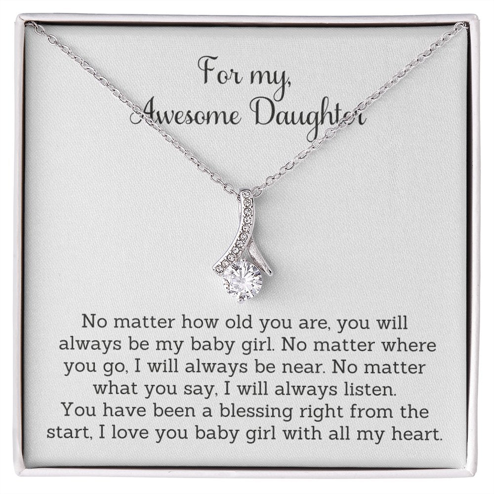 For my awesome daughter, no matter how old you are, gift for daughter, Birthday, confirmation - proudpoppycreativestore
