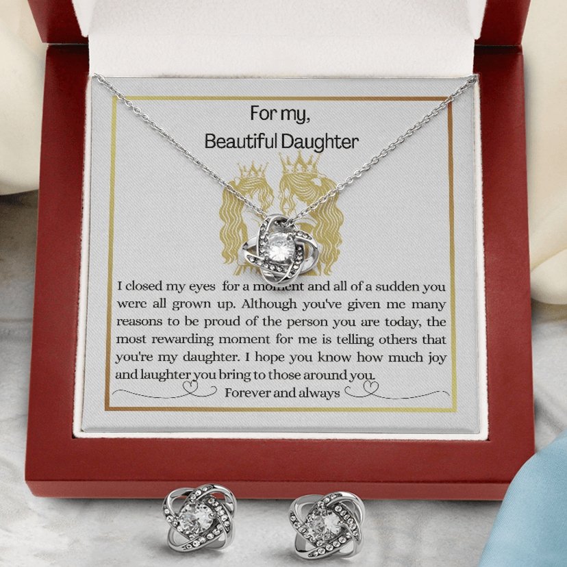 For my beautiful daughter, I closed my eyes, Gift for daughter, Coming of age gift, 21st Birthday - proudpoppycreativestore