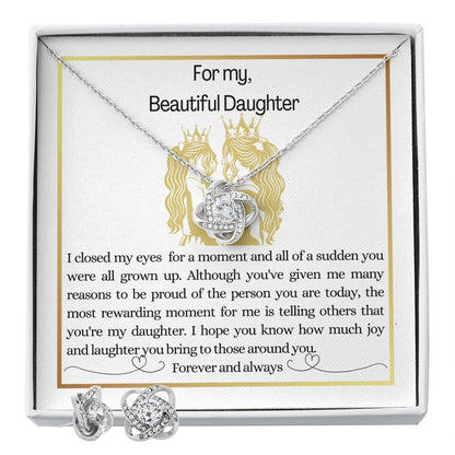 For my beautiful daughter, I closed my eyes, Gift for daughter, Coming of age gift, 21st Birthday - proudpoppycreativestore