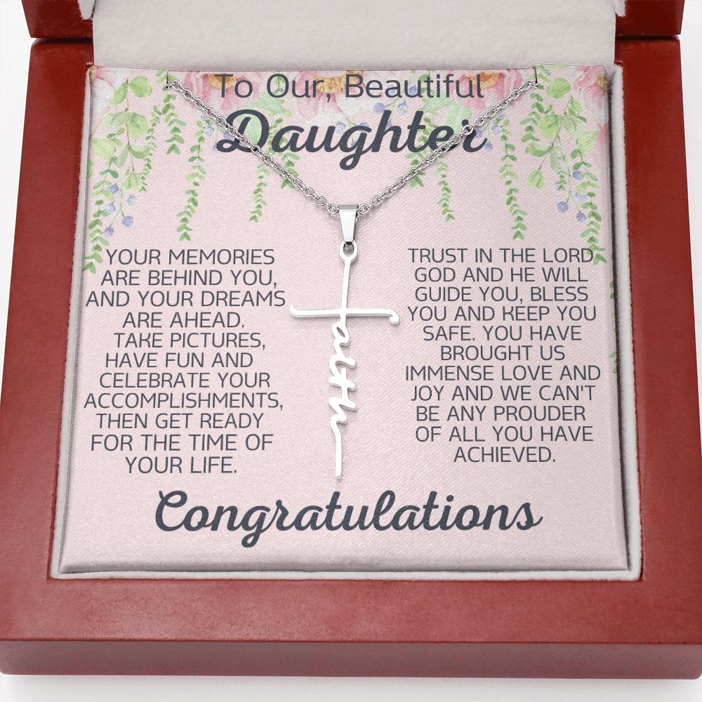 For our beautiful daughter on her graduation, Graduation gift, Promotion gift, Gift for daughter 9 - proudpoppycreativestore