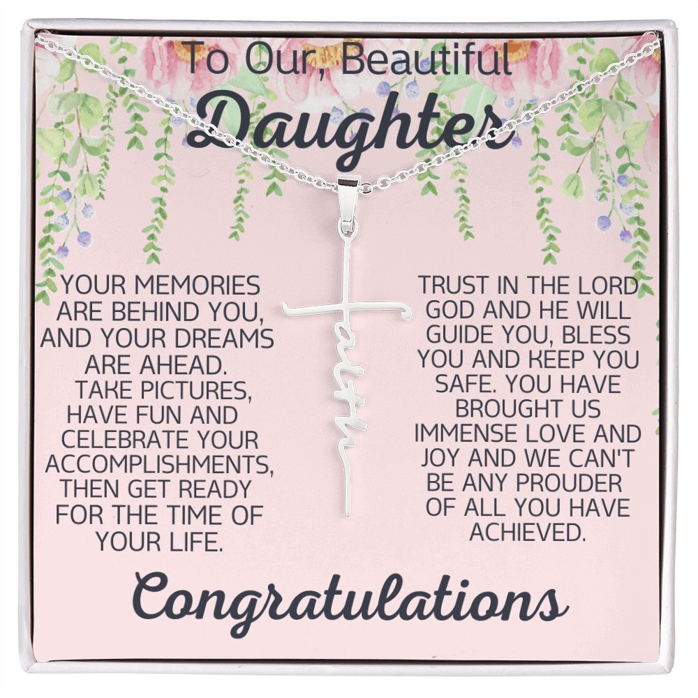 For our beautiful daughter on her graduation, Graduation gift, Promotion gift, Gift for daughter 9 - proudpoppycreativestore