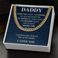 Gift from child to Daddy, Fathers day gift, Gift for Dad, Birthday gift - proudpoppycreativestore