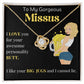 Gorgeous Missus, Gift for Wife, girlfriend -LN - proudpoppycreativestore