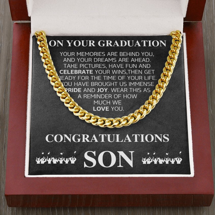 Graduation gift for Son, Congratulatory gift 11 - proudpoppycreativestore