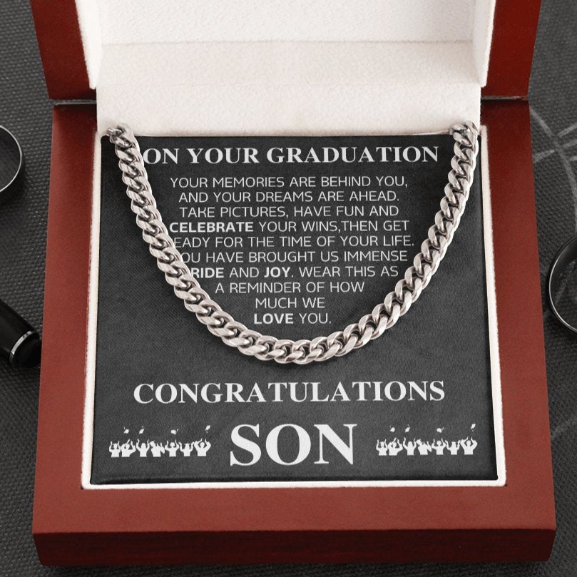 Graduation gift for Son, Congratulatory gift 11 - proudpoppycreativestore