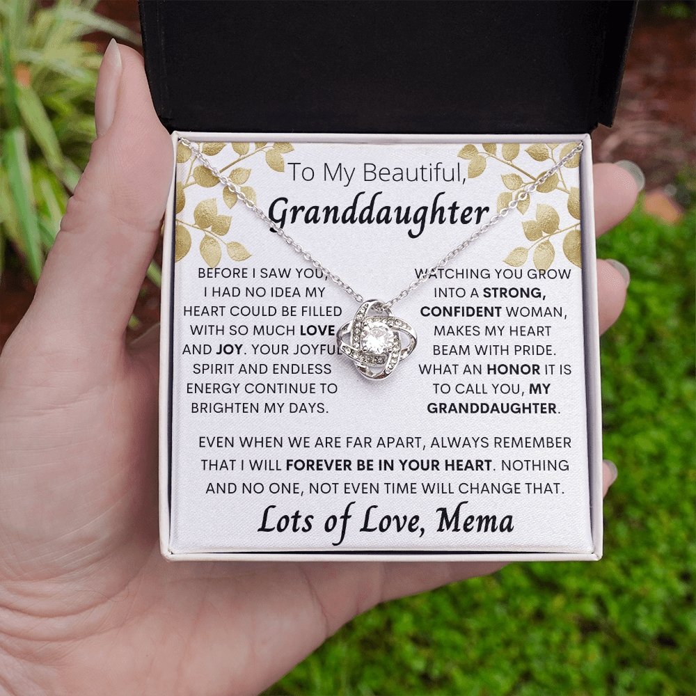 I love my beautiful Granddaughter Lots of Love, Mema , Gift for Grandma - proudpoppycreativestore