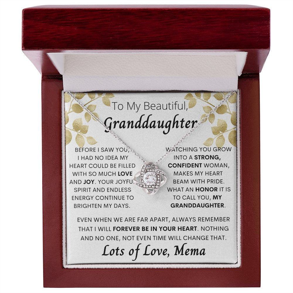 I love my beautiful Granddaughter Lots of Love, Mema , Gift for Grandma - proudpoppycreativestore