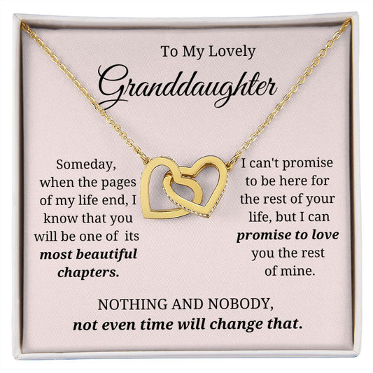 Lovely Granddaughter, Someday when the pages of my life-IH - proudpoppycreativestore