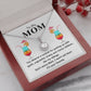 Mom cocktails white Eternal Hope Pendant necklace for Mother - proudpoppycreativestore