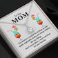 Mom cocktails white Eternal Hope Pendant necklace for Mother - proudpoppycreativestore
