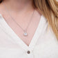 Mom cocktails white Eternal Hope Pendant necklace for Mother - proudpoppycreativestore
