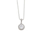 Mom cocktails white Eternal Hope Pendant necklace for Mother - proudpoppycreativestore