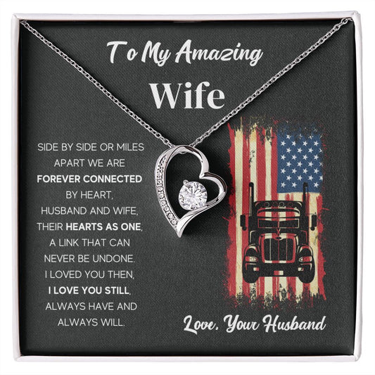 My Amazing wife, Forever connected-FL - proudpoppycreativestore