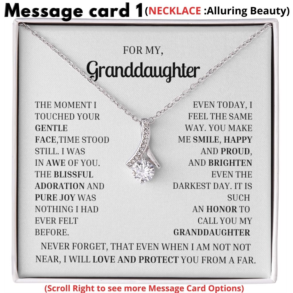 Necklace Gift For GrandDaughter - proudpoppycreativestore