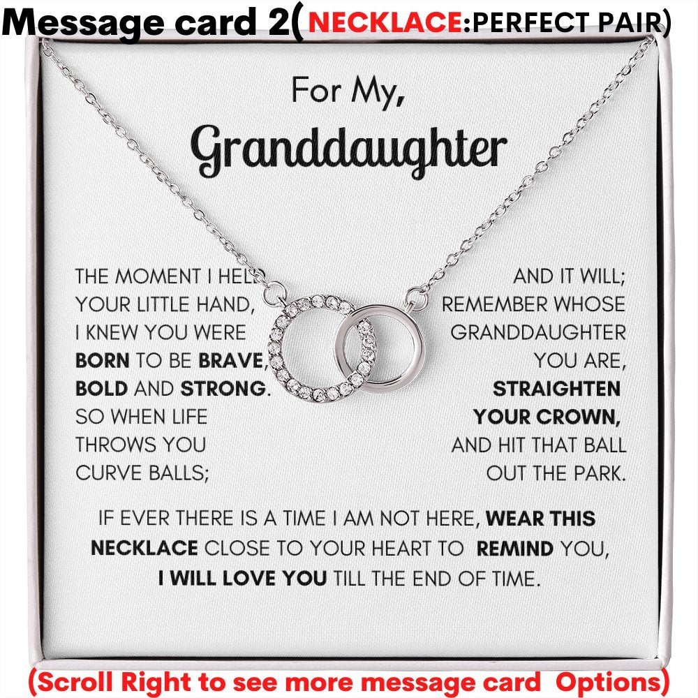 Necklace Gift For GrandDaughter - proudpoppycreativestore