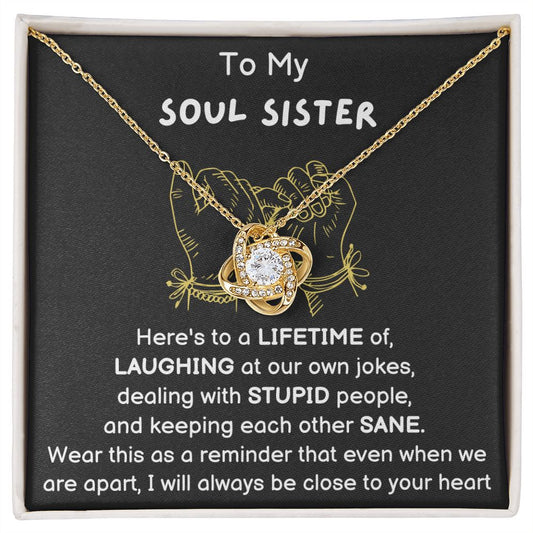 Soul Sister, Lifetime of Laughing, Best friend Gift-LN - proudpoppycreativestore