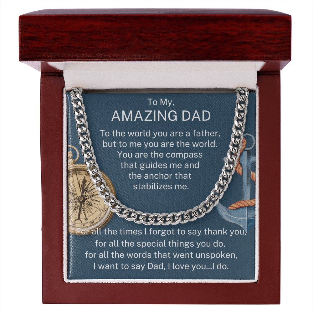 To My Amazing Dad, to the world you are a father, Gift for Father, Birthday, Fathers day - proudpoppycreativestore