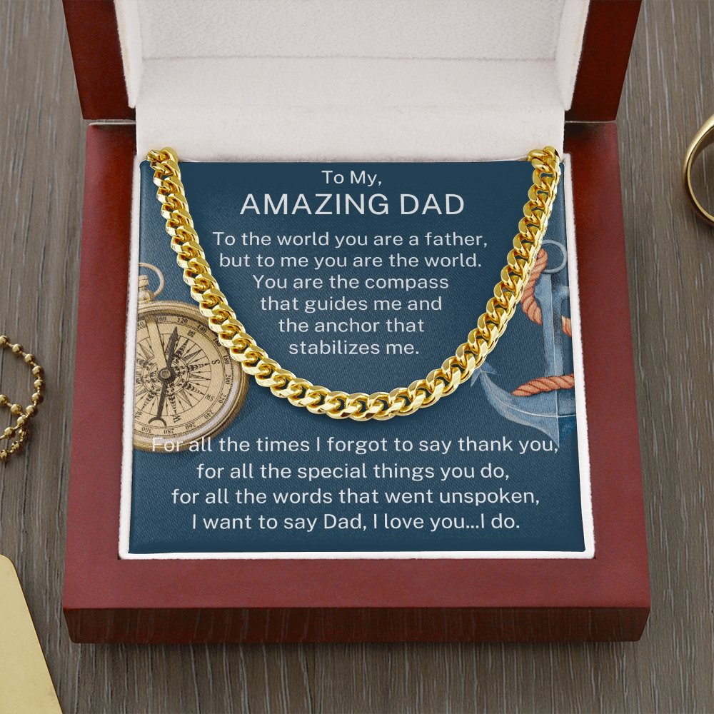 To My Amazing Dad, to the world you are a father, Gift for Father, Birthday, Fathers day - proudpoppycreativestore