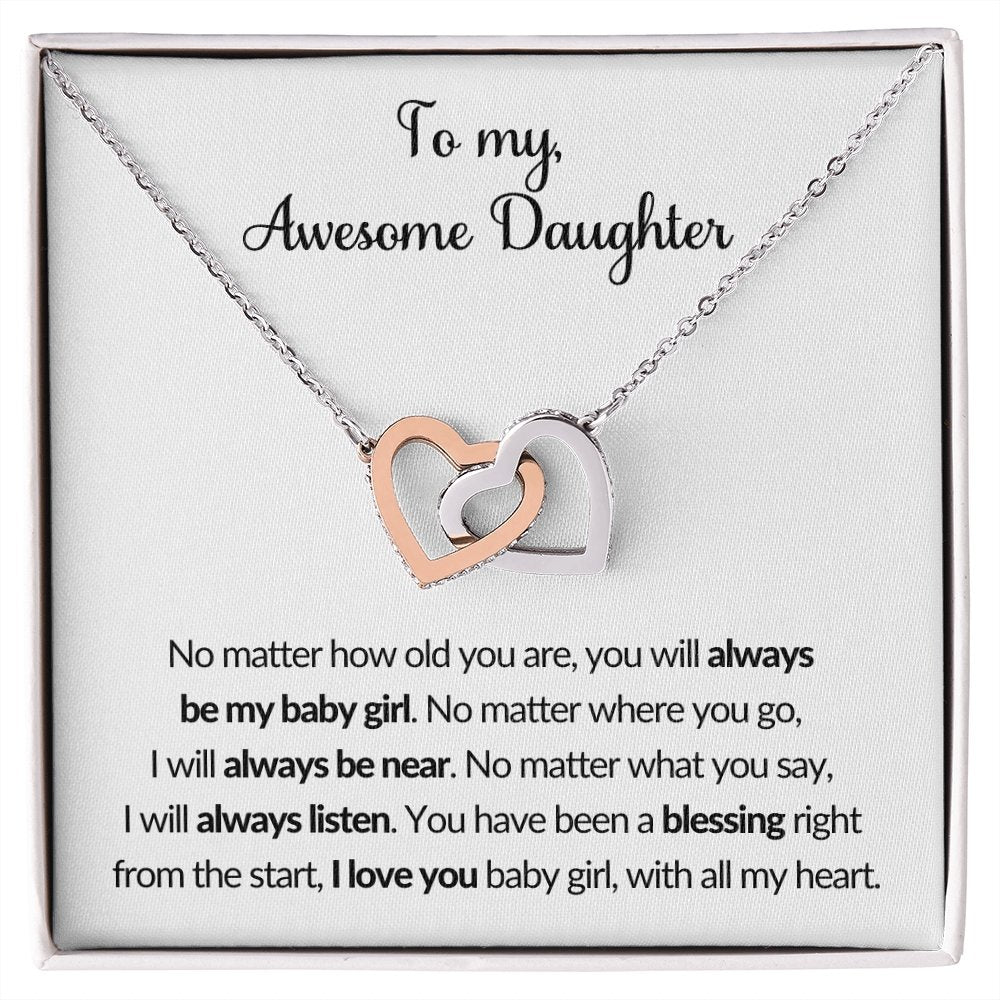 To My, Awesome Daughter, gift for daughter, confirmation, baptism, birthday, ordination, Christmas - proudpoppycreativestore