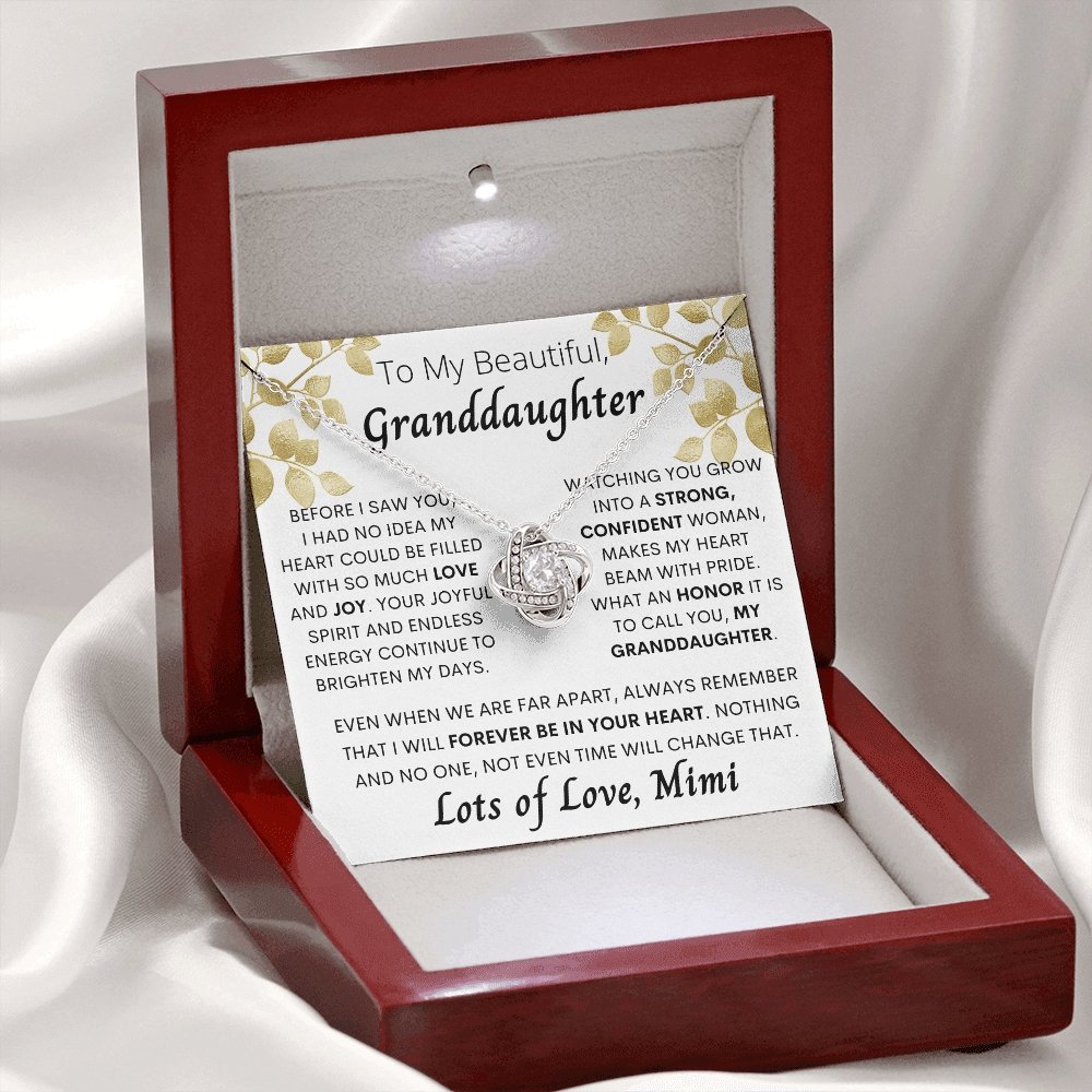 To my Beautiful Granddaughter, Lots of Love, Mimi , gift for grandma - proudpoppycreativestore