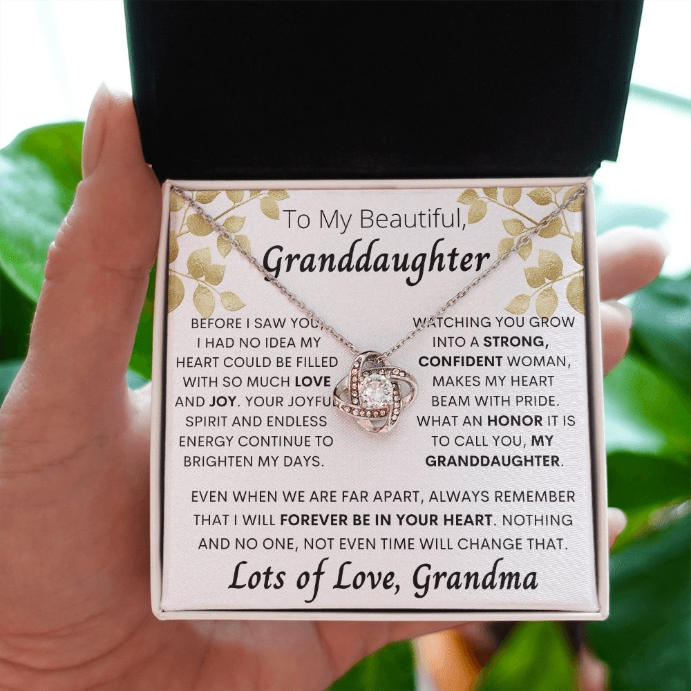 To my beautiful Granddaughter, Love Grandma, Gift from Grandma - proudpoppycreativestore