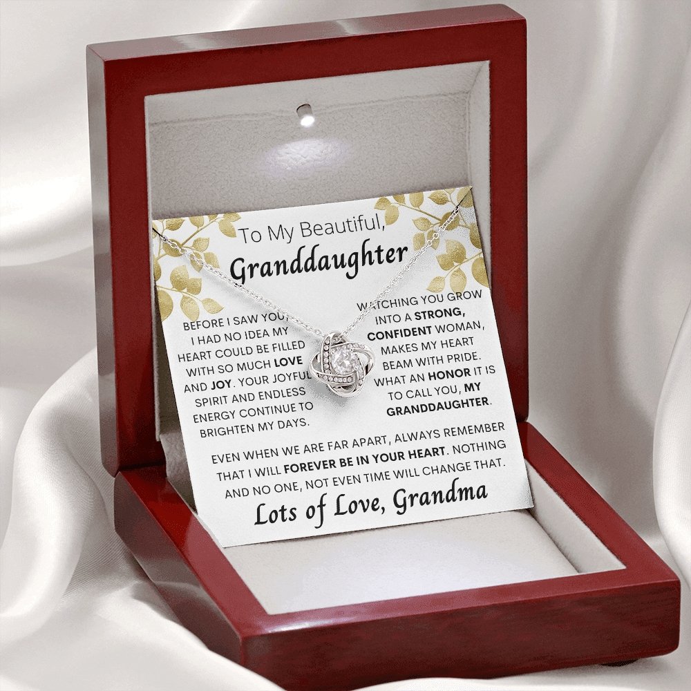 To my beautiful Granddaughter, Love Grandma, Gift from Grandma - proudpoppycreativestore