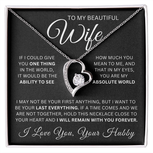 To My Beautiful Wife, You Are My Absolute World, Valentines Gift for your Wife-FL - proudpoppycreativestore