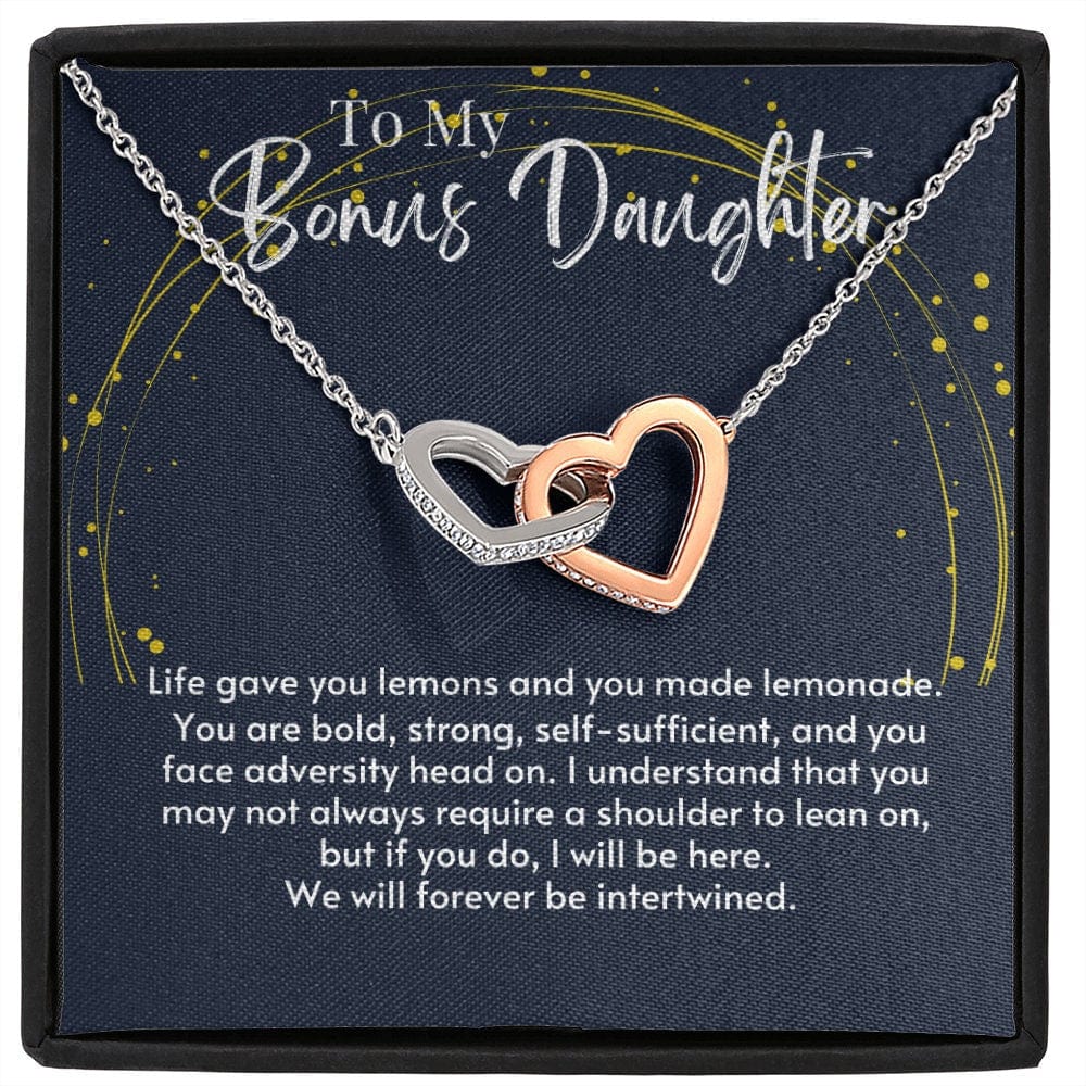 To my bonus daughter, Life gave you lemons, Gift for Non-biological daughter - proudpoppycreativestore