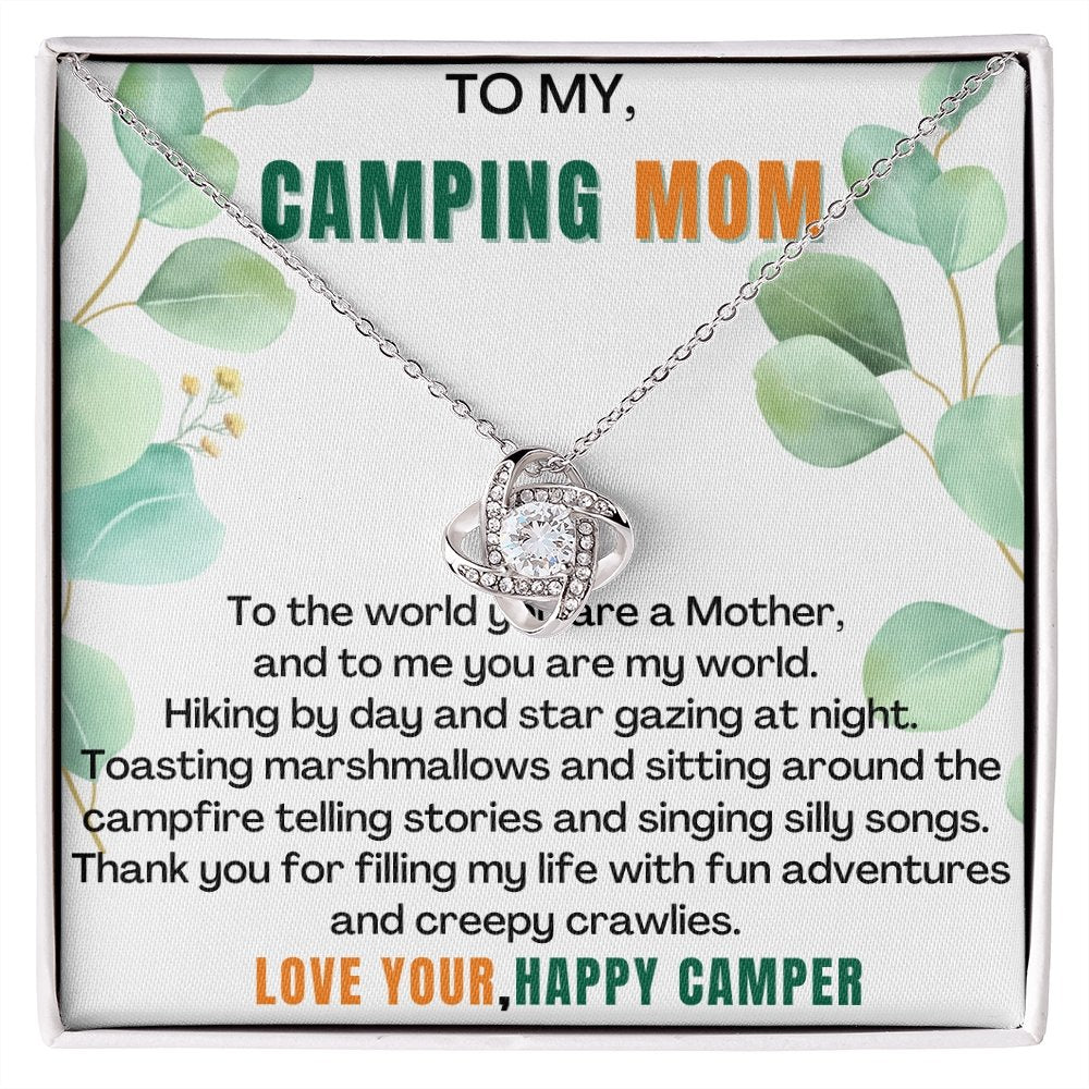 To my Camping Mom, hiking by day and star gazing at night-LN - proudpoppycreativestore