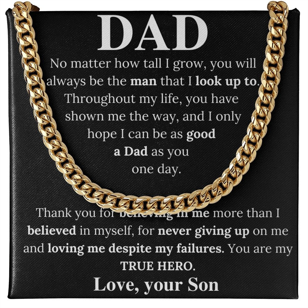 To my Dad from your Son on Fathers day, Birthday Gift for Dad, - proudpoppycreativestore