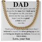 To my Dad from your Son on Fathers day, Birthday Gift for Dad, - proudpoppycreativestore