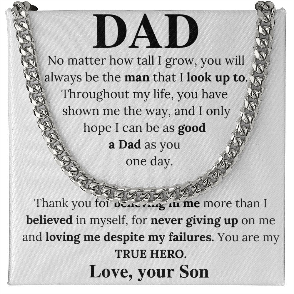 To my Dad from your Son on Fathers day, Birthday Gift for Dad, - proudpoppycreativestore