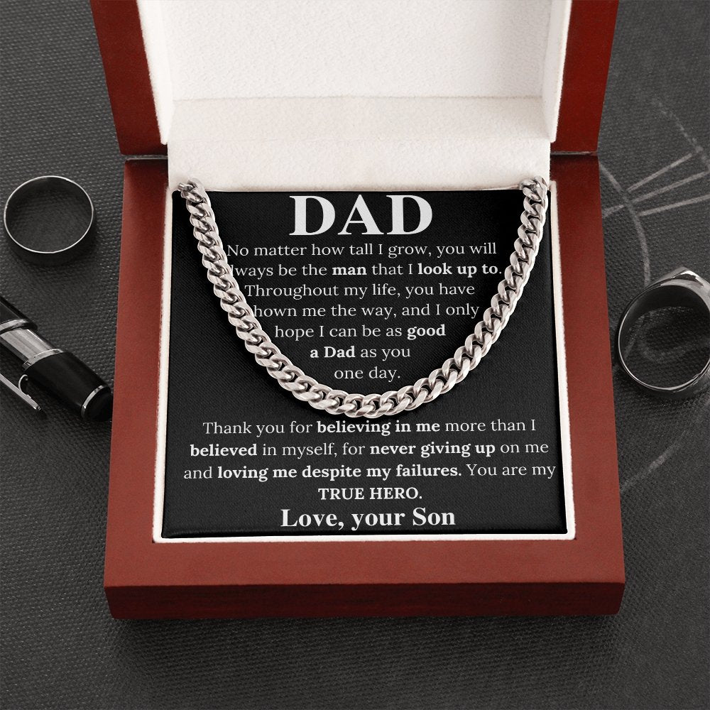 To my Dad from your Son on Fathers day, Birthday Gift for Dad, - proudpoppycreativestore