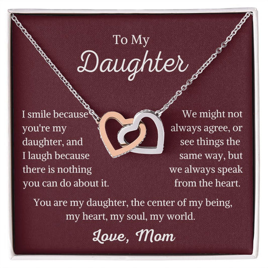 To My daughter, I smile-IH - proudpoppycreativestore