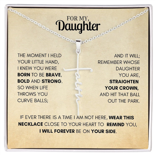 To My Daughter- Necklace Gift -Limited edition - proudpoppycreativestore