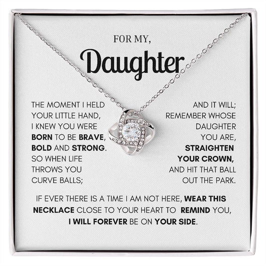 To My Daughter- Necklace Gift -Limited edition - proudpoppycreativestore