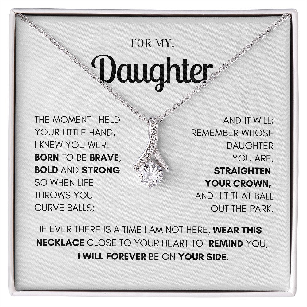 To My Daughter- Necklace Gift -Limited edition - proudpoppycreativestore